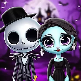 Couple Halloween Party