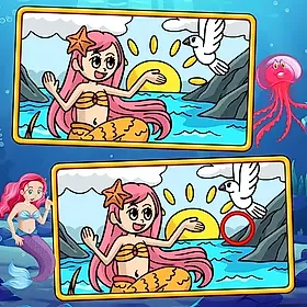 Mermaids Spot  Differences